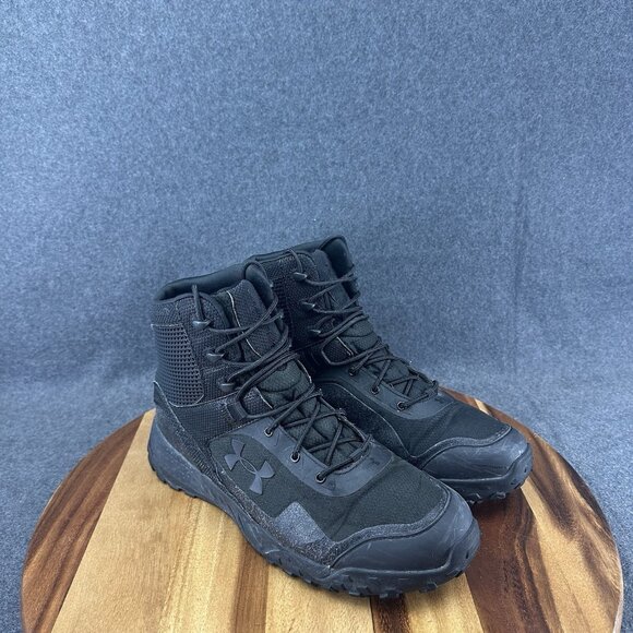 Under Armour Black VALSETZ RTS 1.5 Tactical Boots 3021034 001 Men’s 10.5 - Picture 2 of 15